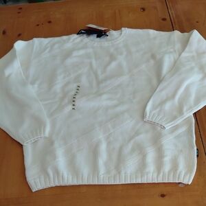 NWT Nautica Men's White Crewneck Sweater XL